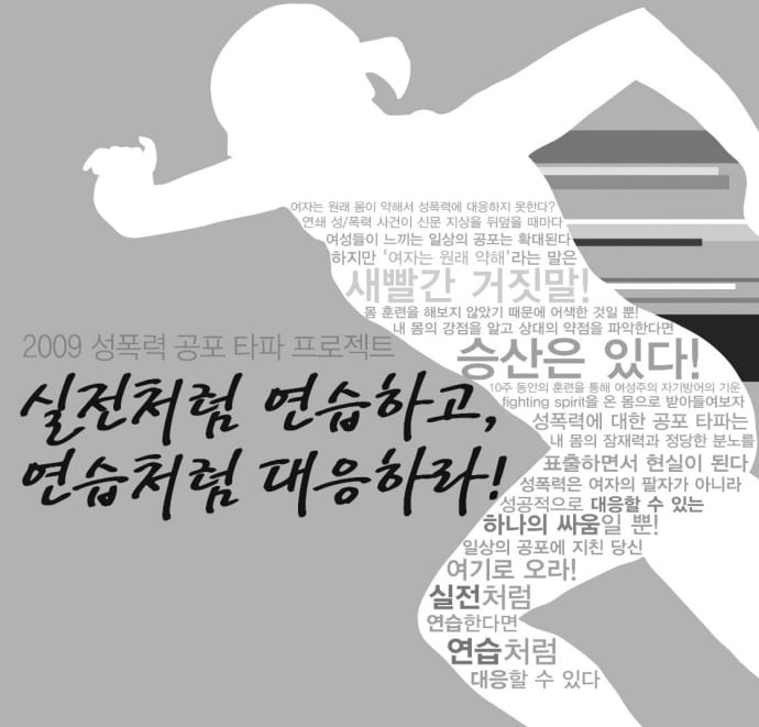 2009 성폭력 공포 타파 프로젝트 포스터